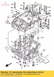 Aquí puede pedir perno, hexágono de Yamaha , con el número de pieza 970130604500: