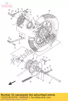 150253810200, Yamaha, Axle, wheel yamaha  sr 400 2014 2016 2017 2018, New