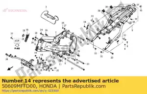 honda 50609MFFD00 colarinho, rr. ex. protetor - Lado inferior