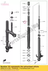 Qui puoi ordinare molla, forcella anteriore da Yamaha , con numero parte BN62314100: