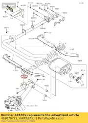 Tutaj możesz zamówić 01 pokrywa-rura wydechowa,rr,lwr od Kawasaki , z numerem części 491070772: