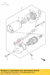 suzuki 3117526F00 quadro, comutato - Lado inferior