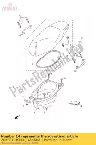 yamaha 2DKF8199S000 o / m yn50f - Lado inferior