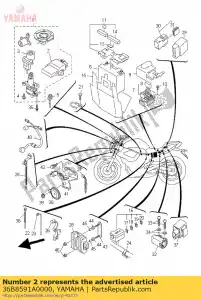 yamaha 36B8591A0000 unité de commande du moteur - La partie au fond