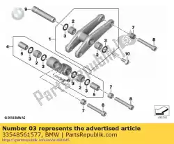 Here you can order the shaft seal - 20x26x4 from BMW, with part number 33548561577: