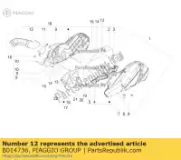 B014736, Piaggio Group, W?? korpusu przepustnicy aprilia derbi gilera piaggio  atlantic beverly bv carnaby gp mp nexus rambla scarabeo sport city sport city cube sport city street sr x zapm3560, zd4m3560 zapm69200 zapm75100 zapm86200, zapm86202 zapma210 zapma2100 zapta0100 zapta1100, zapta19l 125 250 30, Nowy
