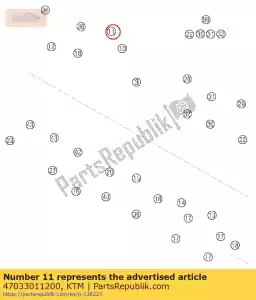 ktm 47033011200 engranaje loco 2do g. 28-t 09 - Lado inferior