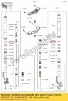 440651114, Kawasaki, casquillo-horquilla delantera, en zx600-f2 kawasaki  en gtr z zx 500 600 800 900 1000 1996 1997 1998 1999 2000 2001 2002 2003 2013 2014 2015 2016 2017 2018 2019 2020 2021, Nuevo