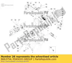 Tutaj możesz zamówić blok od Piaggio Group , z numerem części B063756: