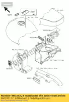 560331157, Kawasaki, label-manual, daily sa ej650-a1 kawasaki w 650 1999 2001 2002 2003 2004 2005 2006, Nieuw