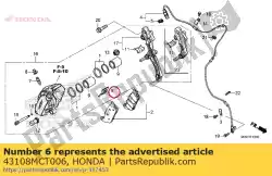 Tutaj możesz zamówić wiosna, podk? Adka od Honda , z numerem części 43108MCT006: