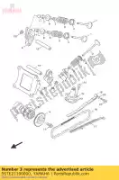 5STE21190000, Yamaha, uszczelka, trzpie? zaworu yamaha ns xf yn 50 2007 2008 2009 2010 2011 2012 2013 2014 2015 2016, Nowy