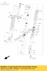 Aquí puede pedir tubo interior comp. 1 de Yamaha , con el número de pieza 56P231101000: