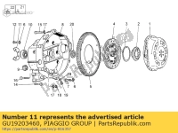 GU19203460, Aprilia, Piastra di fissaggio del cuscinetto, Nuovo