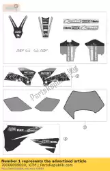 Here you can order the decal set factory racing 07 from KTM, with part number 78008099000: