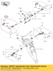 Tutaj możesz zamówić sygnalizator lampy, fr, lh klx250s od Kawasaki , z numerem części 230370378: