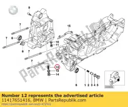 Here you can order the oil strainer from BMW, with part number 11417651416: