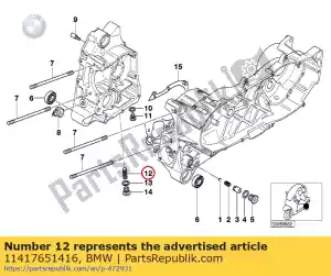 bmw 11417651416 oil strainer - Bottom side