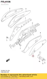 suzuki 4162648G10 plate,frame han - Bottom side