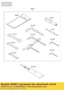 kawasaki 560070125 tool-kit zr1000fef - Bottom side