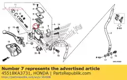 Aqui você pode pedir o separator comp. Em Honda , com o número da peça 45518KA3731: