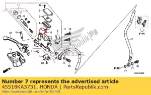 Honda 45518KA3731 separator comp. - Lado inferior