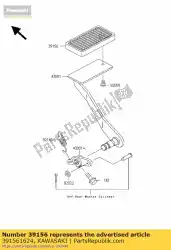 Qui puoi ordinare pad, pedale del freno vn1500-g1 da Kawasaki , con numero parte 391561624: