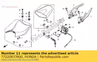 77220KYJ900, Honda, assento, comp. de bloqueio honda cbr  r ra cbr250r cbr250ra 250 , Novo