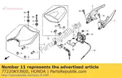 Aqui você pode pedir o assento, comp. De bloqueio em Honda , com o número da peça 77220KYJ900: