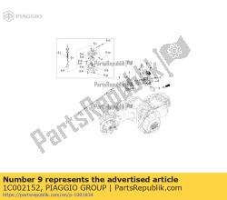 Aprilia 1C002152, Gaszug, OEM: Aprilia 1C002152