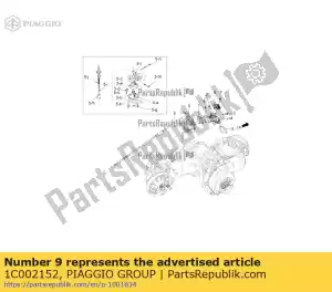 Piaggio Group 1C002152 gaskabel - Onderkant