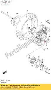 suzuki 6411111J00 roue arrière pour - La partie au fond