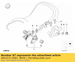 Here you can order the clamp from BMW, with part number 46632313083: