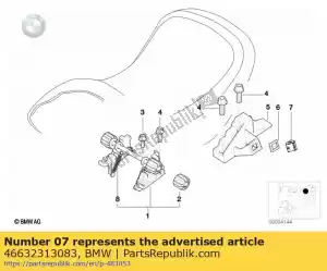 bmw 46632313083 clamp - Bottom side