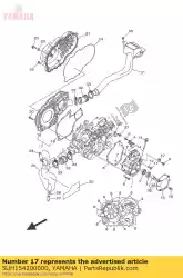 Here you can order the crankcase cover assy 2 from Yamaha, with part number 5UH154200000:
