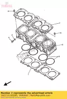1AE113100200, Yamaha, cilindro yamaha fz fzx genesis fzr 750, Nuovo