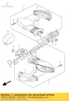 3560218G00, Suzuki, gruppo lampada anteriore suzuki gsx r1000 1000 , Nuovo