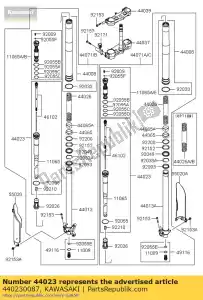 Kawasaki 440230087 cylinder-zestaw-widelca - Dół