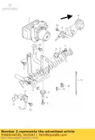 5566044G00, Suzuki, houder comp. hyd suzuki gsr 600 2006 2007 2008 2009 2010, Nieuw