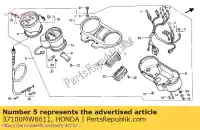 37100MW6611, Honda, aucune description disponible pour le moment honda ntv 650 1991, Nouveau