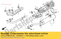 Aquí puede pedir no hay descripción disponible en este momento de Honda , con el número de pieza 18320HR0F00:
