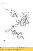 6465144G00, Suzuki, Assorbitore, posteriore h suzuki gsf gsx gsx r 600 750 1200 1250 2006 2007 2008 2009 2010 2011 2012 2014 2015 2016, Nuovo