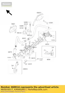 Kawasaki 460910017 logement-assy-control, - La partie au fond