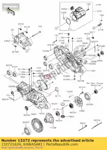 kawasaki 132721624 01 plato - Lado inferior