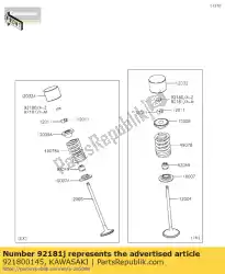 Here you can order the shim,t=2. 225 zx600-m1h from Kawasaki, with part number 921800145: