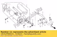 18352MEB641, Honda, t?umik komp., rr honda crf  r crf450r 450 , Nowy