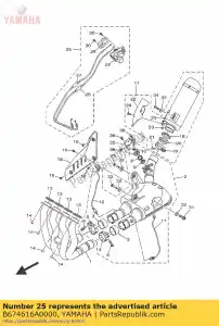 yamaha B674616A0000 servo moteur comp - La partie au fond