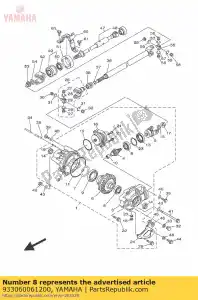 yamaha 933060061200 cuscinetto (2 ore) - Il fondo