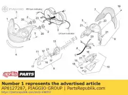 Qui puoi ordinare faro da Piaggio Group , con numero parte AP8127287: