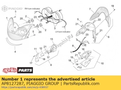 Aprilia AP8127287, Phare, OEM: Aprilia AP8127287